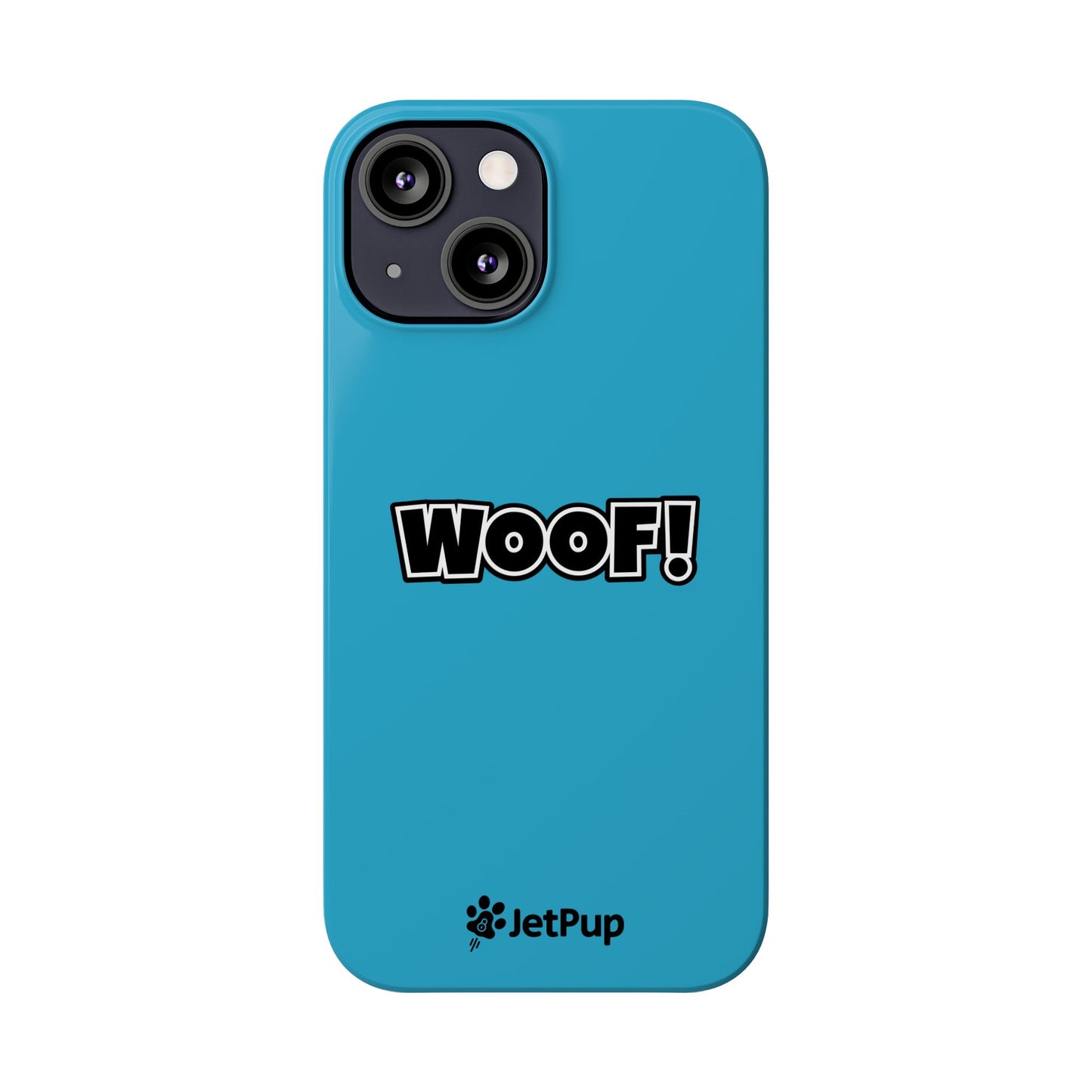 Woof Slim iPhone Cases -Turquoise