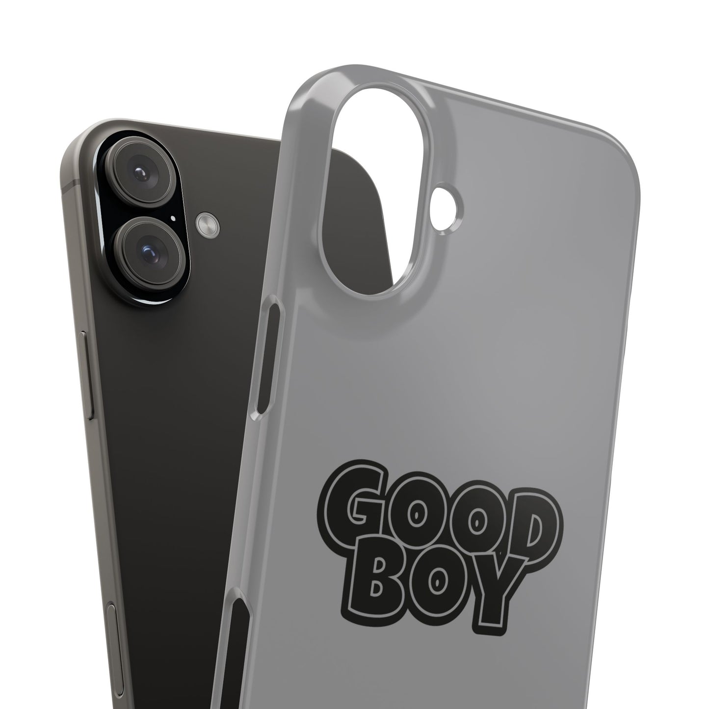 Good Boy Slim iPhone Cases - Grey