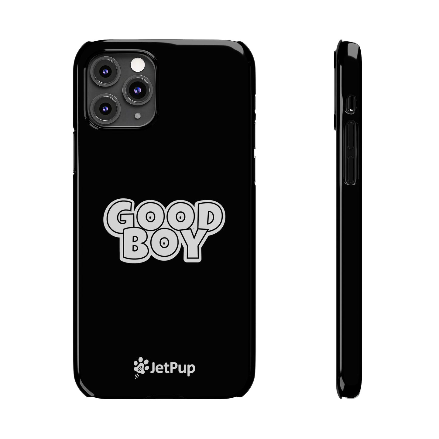 Good Boy Slim iPhone Cases - Black