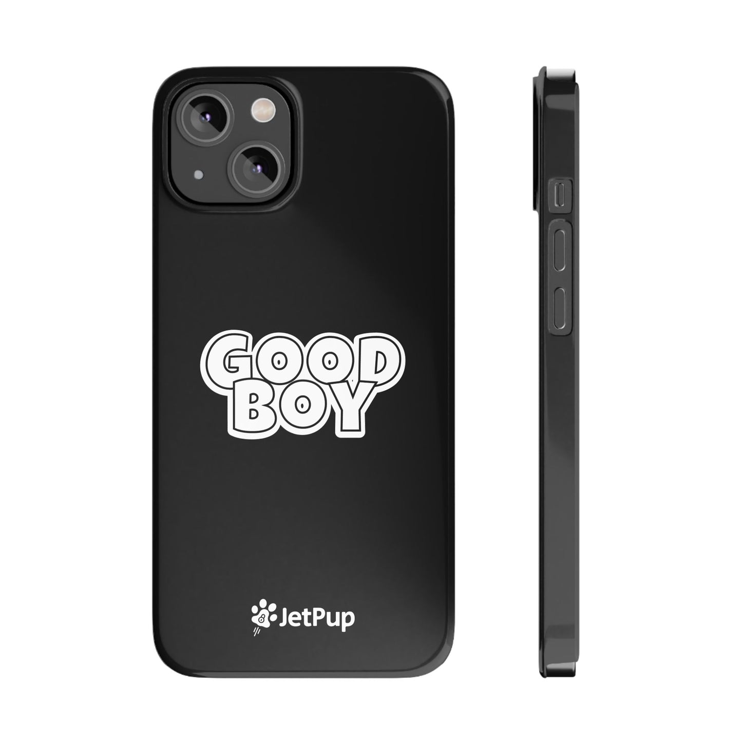 Good Boy Slim iPhone Cases - Black