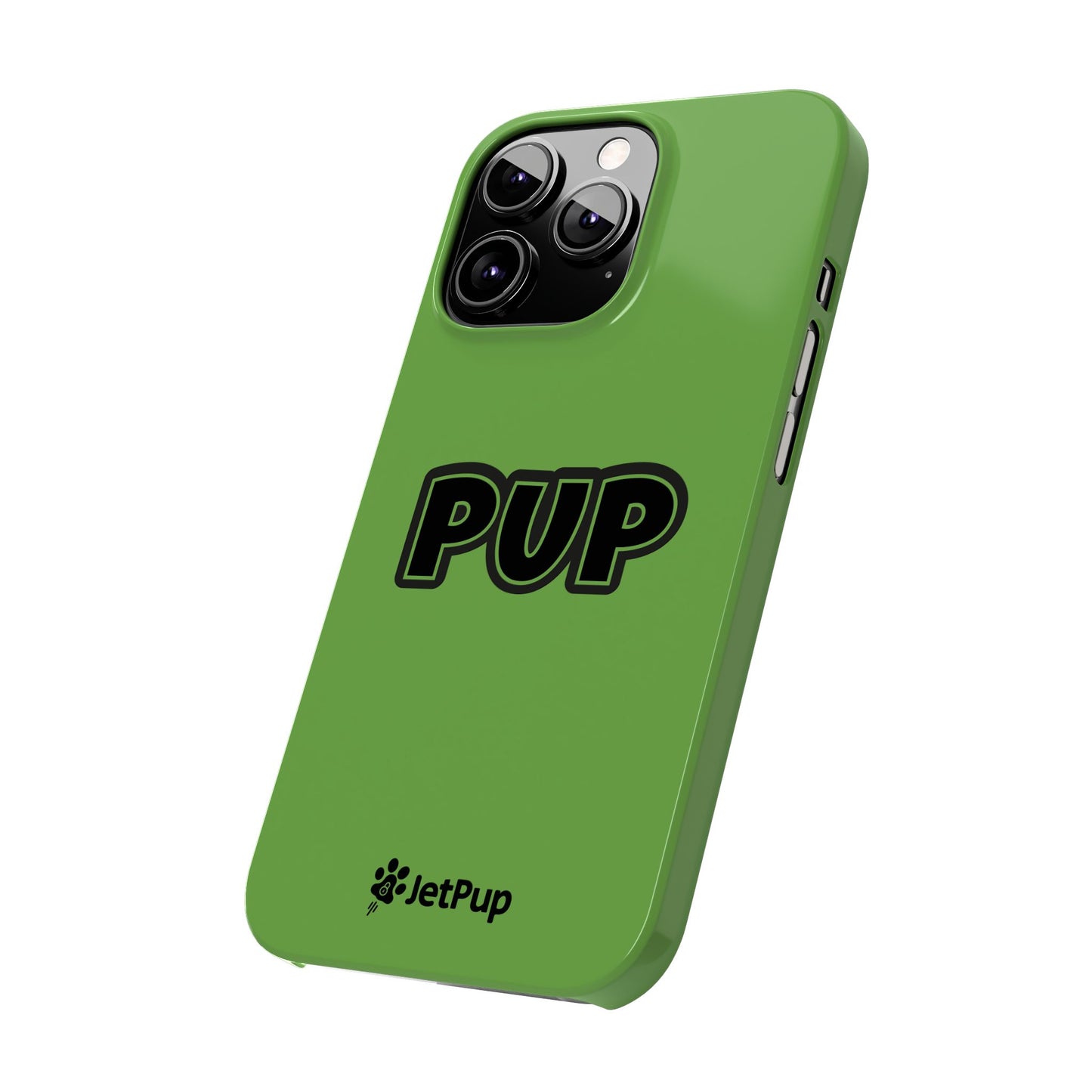 Pup Slim iPhone Cases - Green