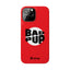 Bad Pup Slim iPhone Cases - Red