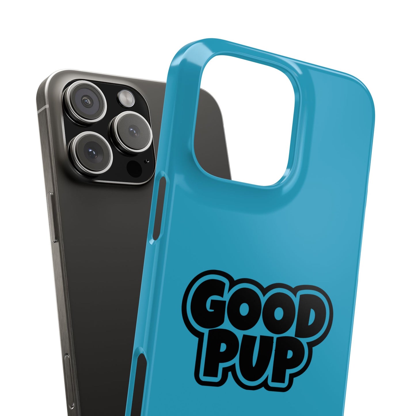 Good Pup Slim iPhone Cases - Turquoise