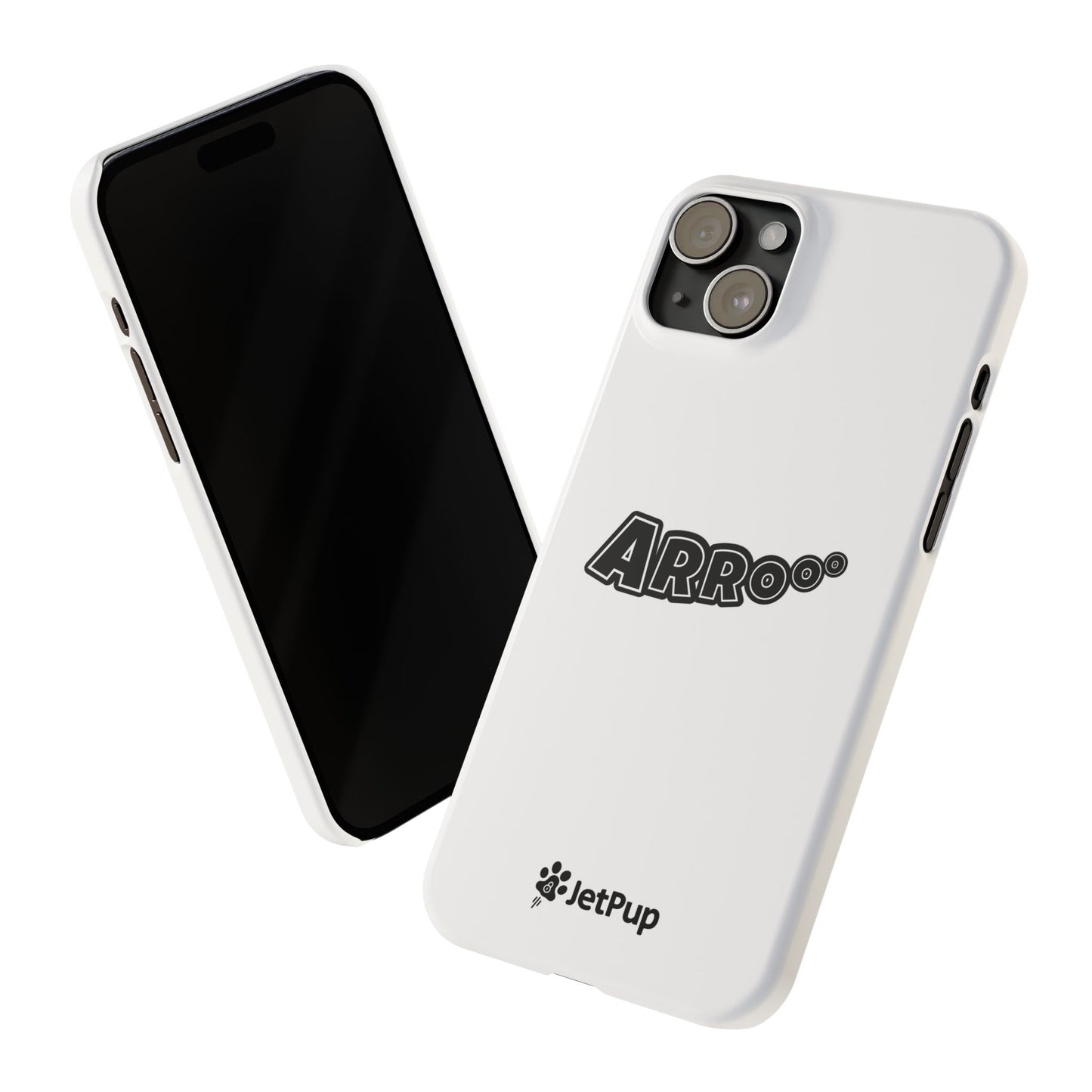 Arrooo Slim iPhone Cases - White