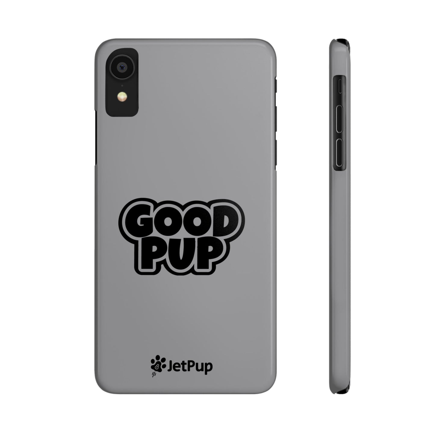 Good Pup Slim iPhone Cases - Grey