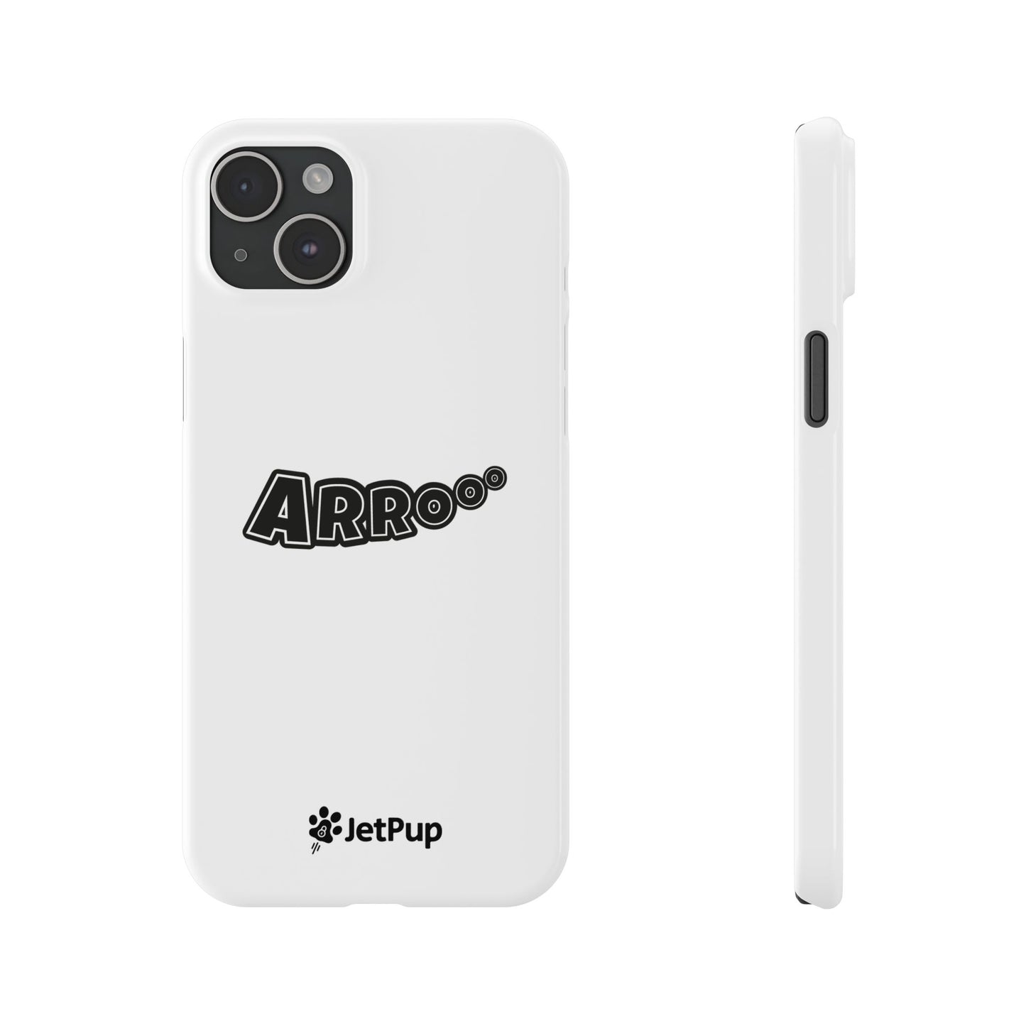 Arrooo Slim iPhone Cases - White