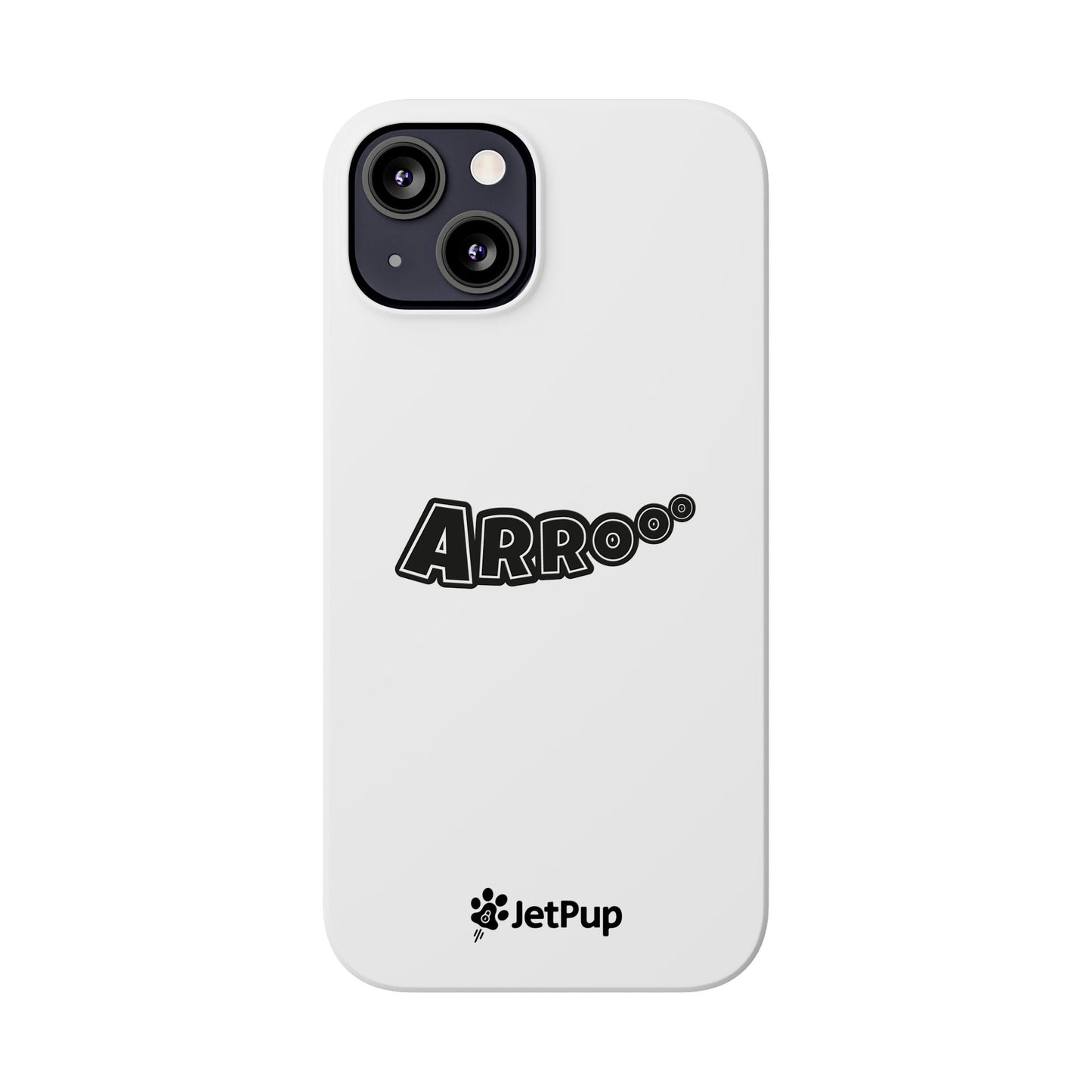 Arrooo Slim iPhone Cases - White