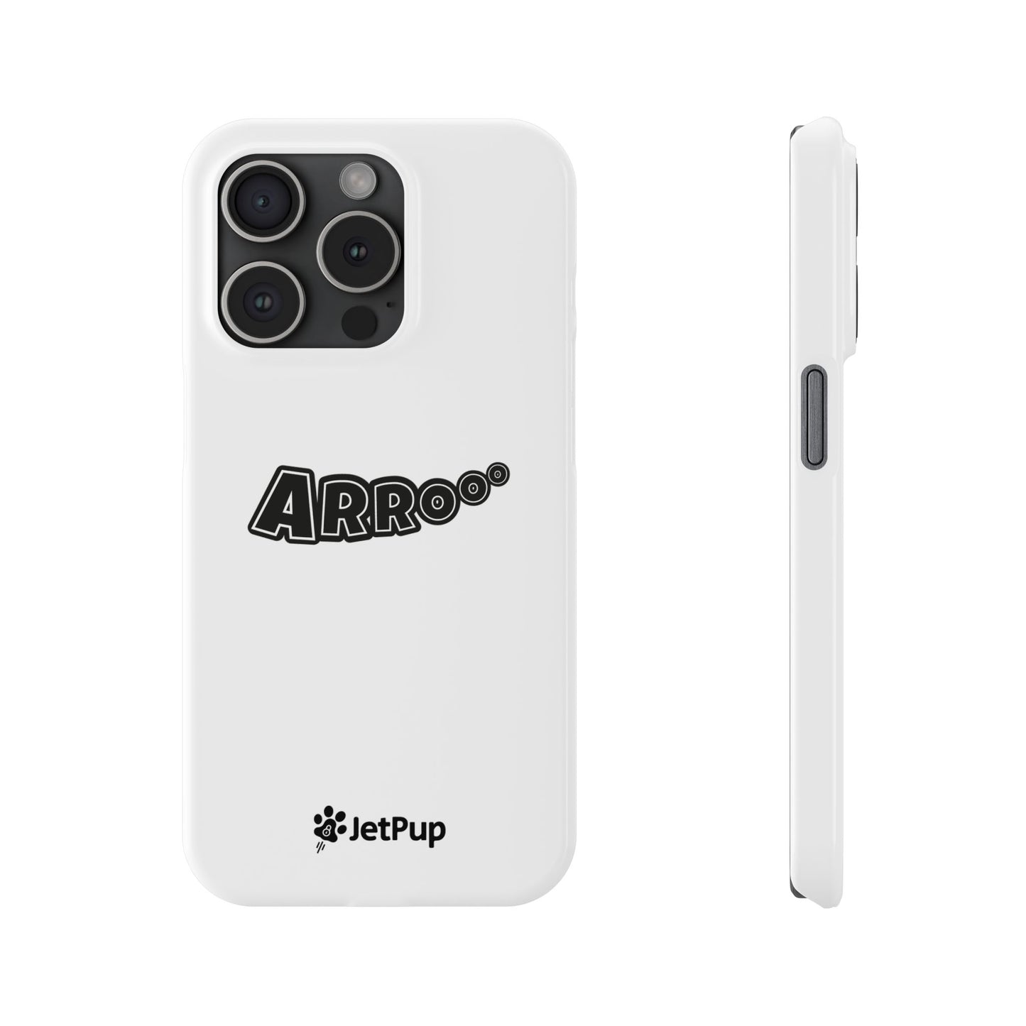 Arrooo Slim iPhone Cases - White