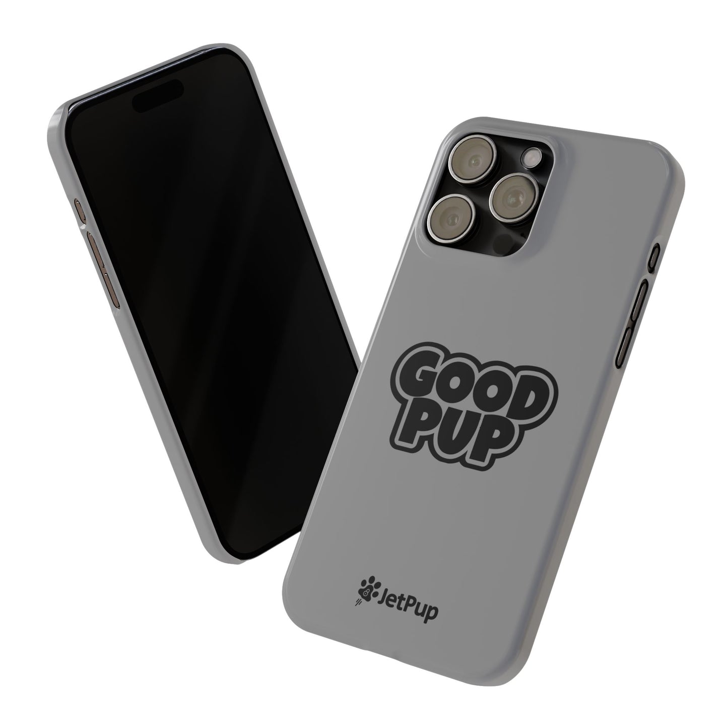 Good Pup Slim iPhone Cases - Grey