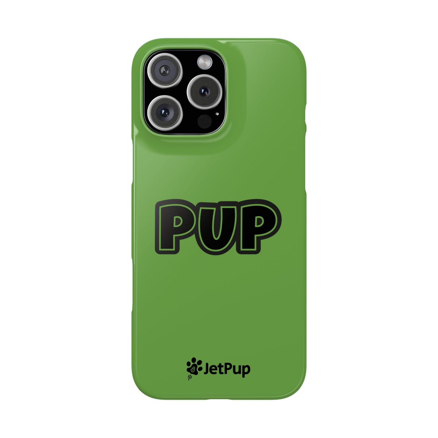 Pup Slim iPhone Cases - Green