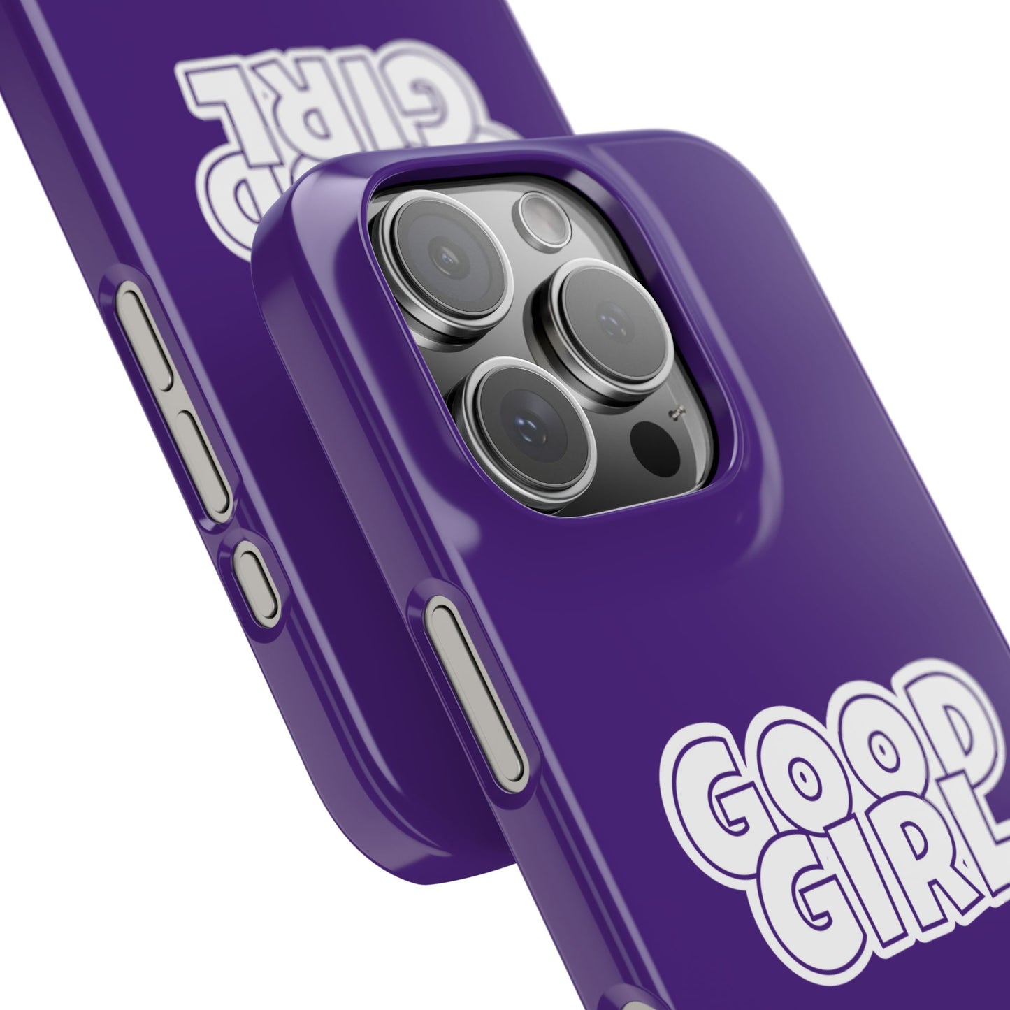 Good Girl Slim iPhone Cases - Purple