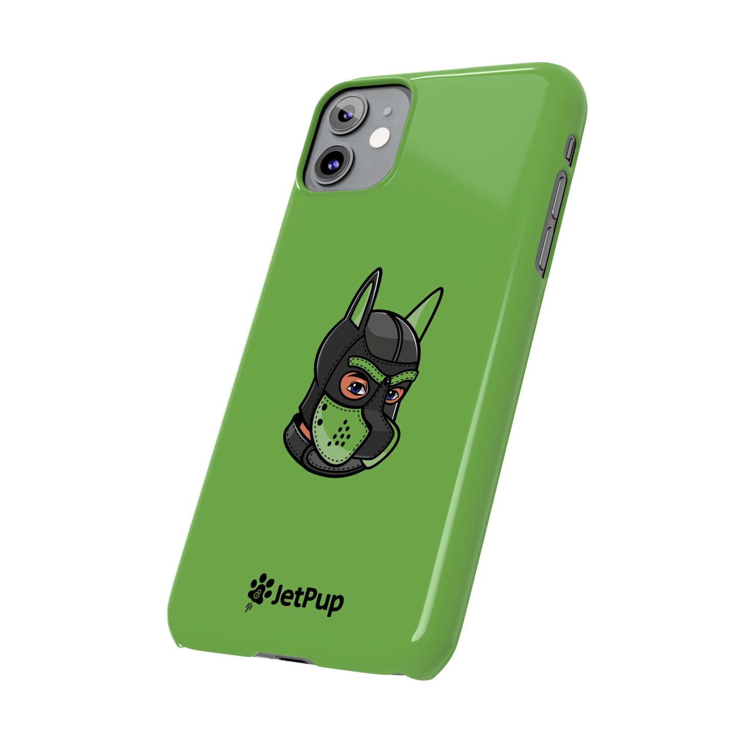 Pup Hood Slim iPhone Cases - Green