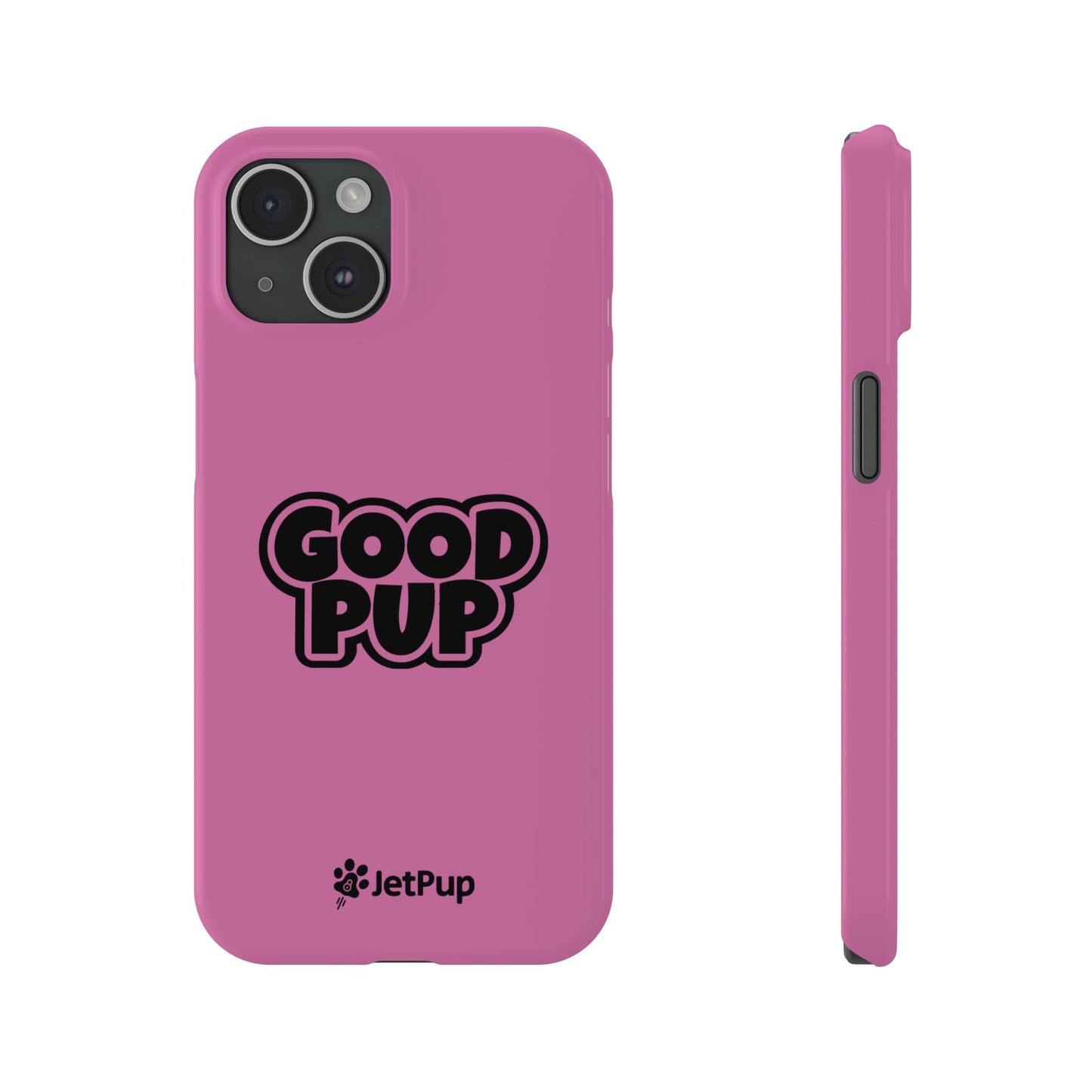 Good Pup Slim iPhone Cases - Pink
