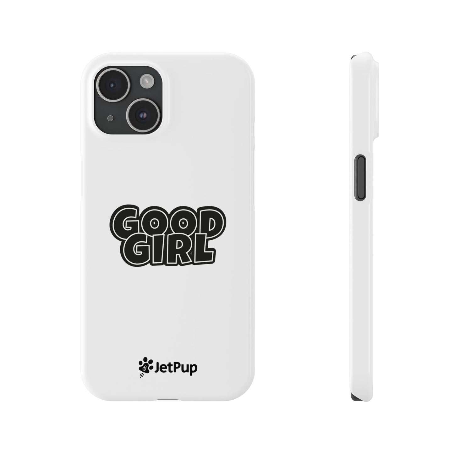 Good Girl Slim iPhone Cases - White