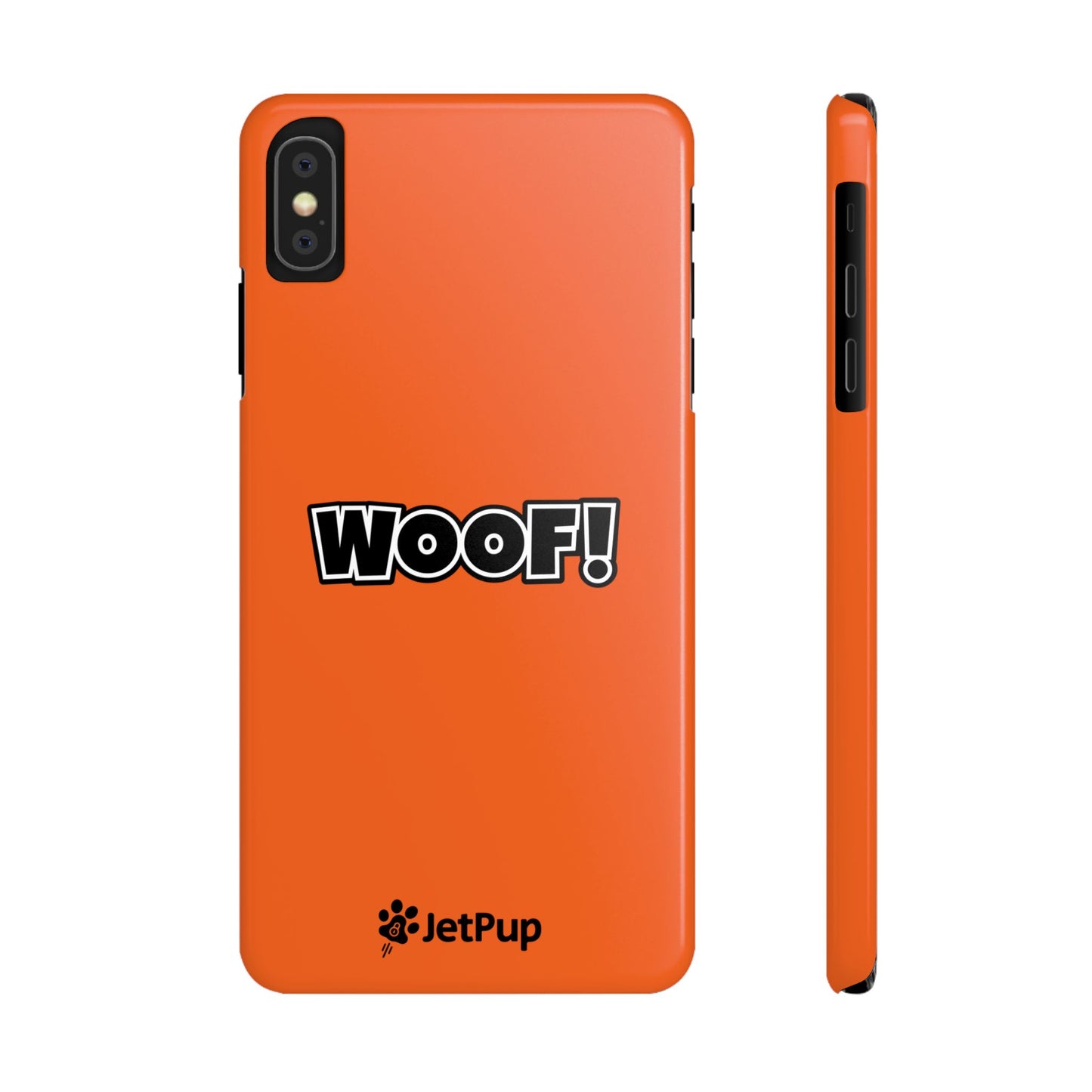 Woof Slim iPhone Cases - Orange