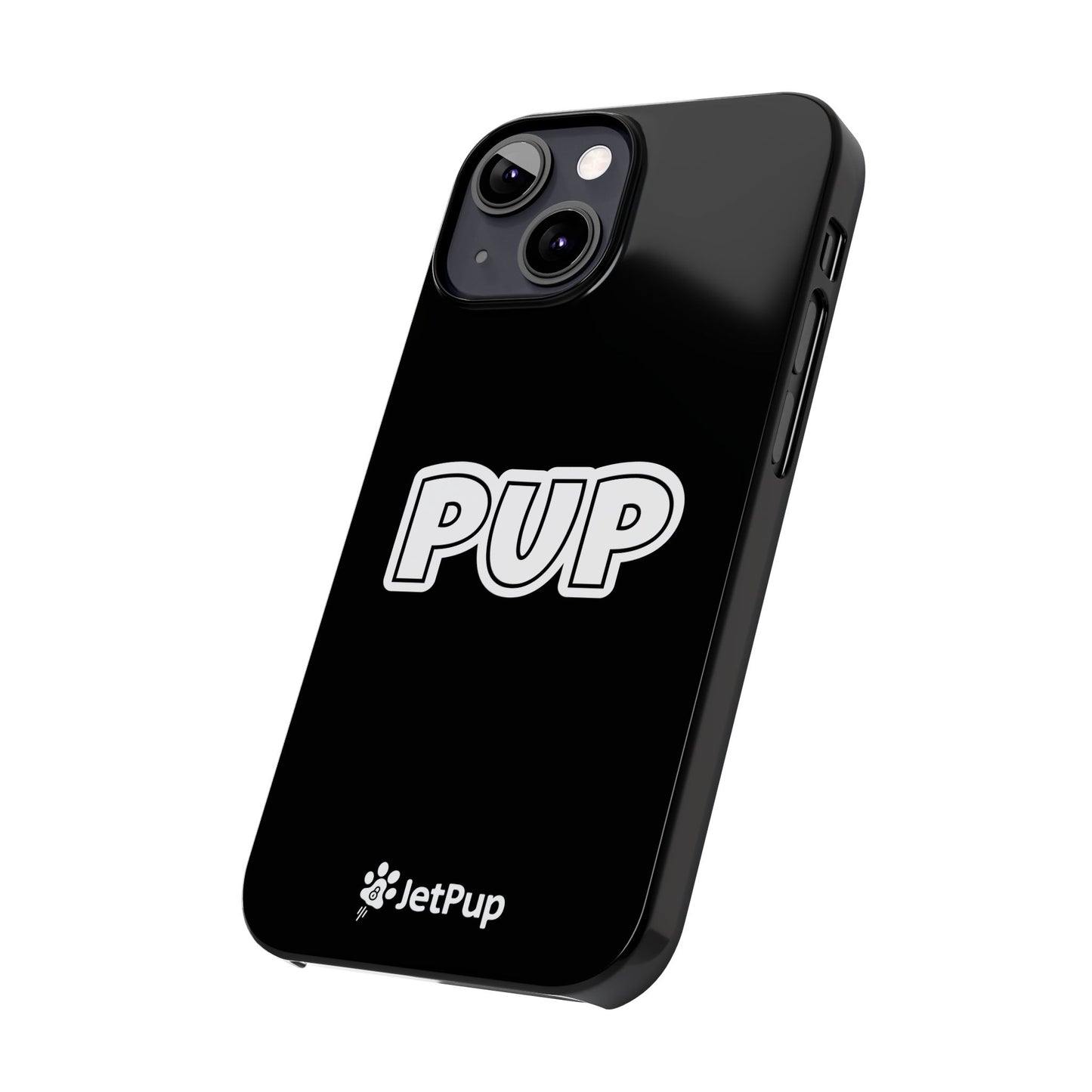 Pup Slim iPhone Cases - Black