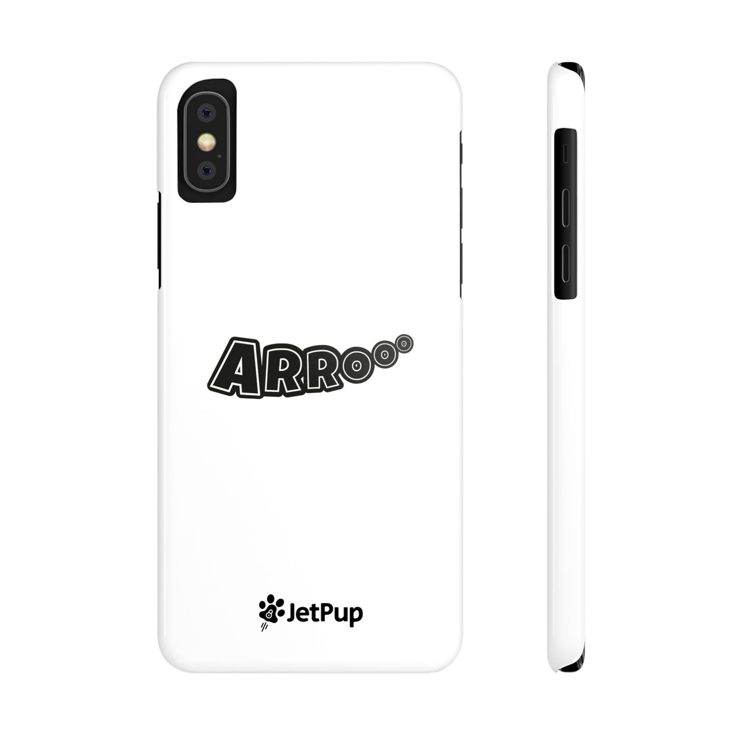 Arrooo Slim iPhone Cases - White