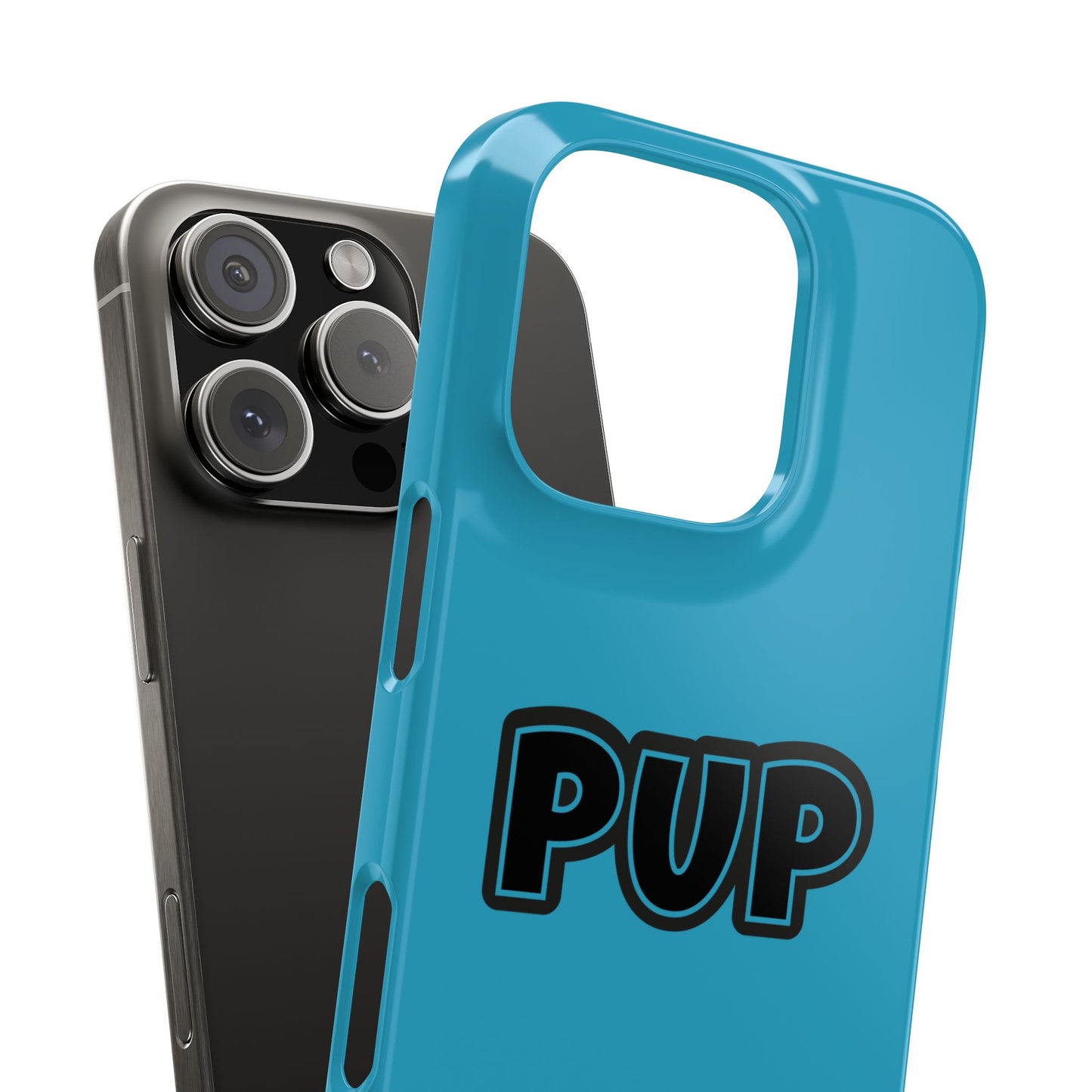 Pup Slim iPhone Cases - Turquoise