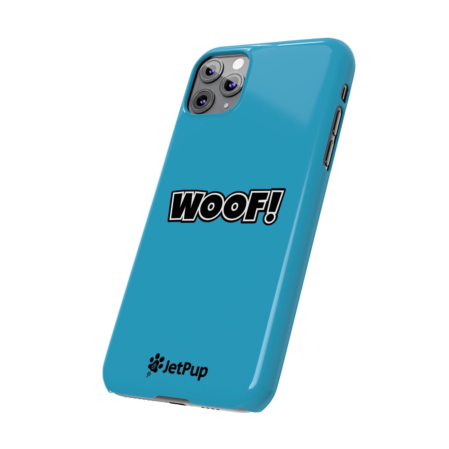 Woof Slim iPhone Cases -Turquoise