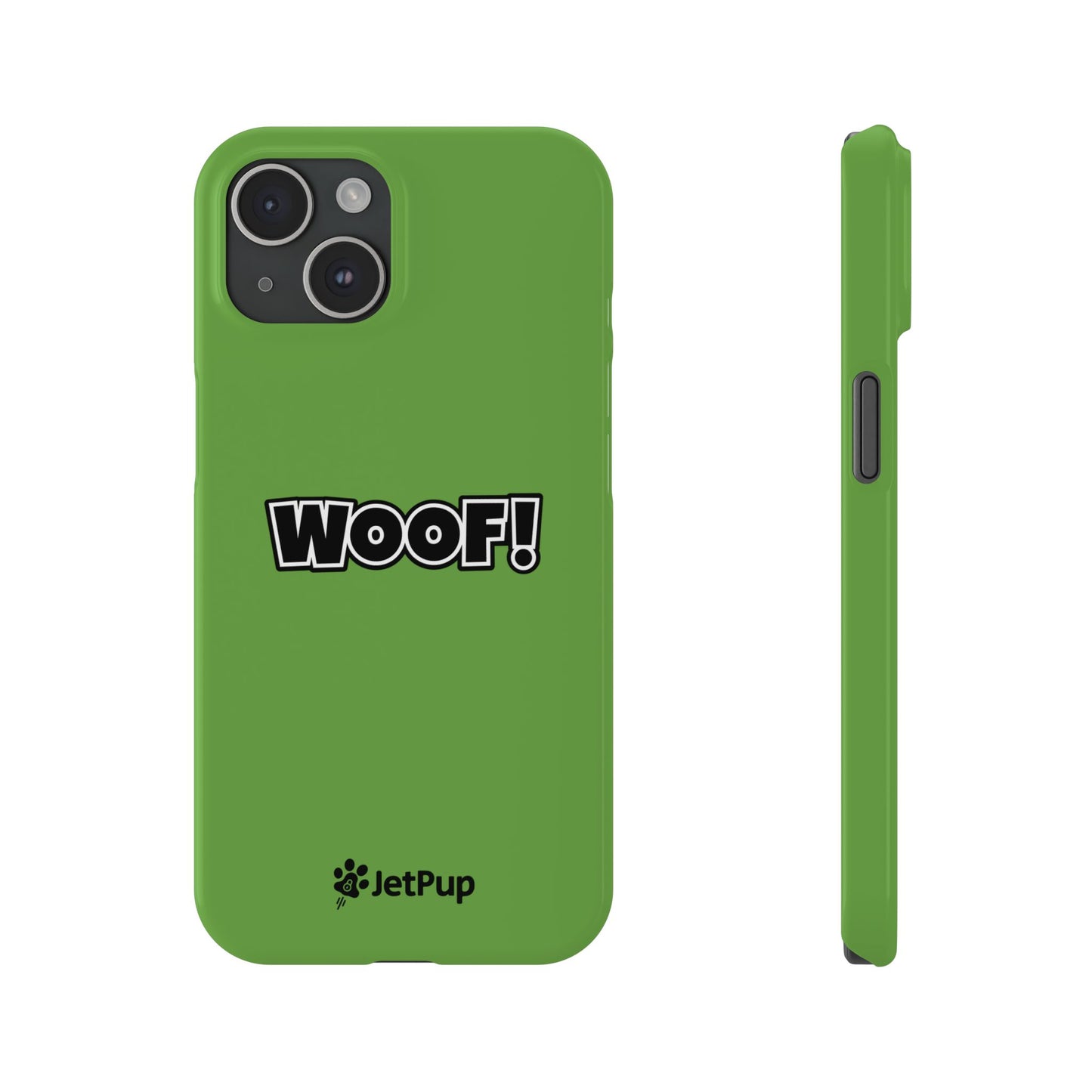 Woof Slim iPhone Cases - Green