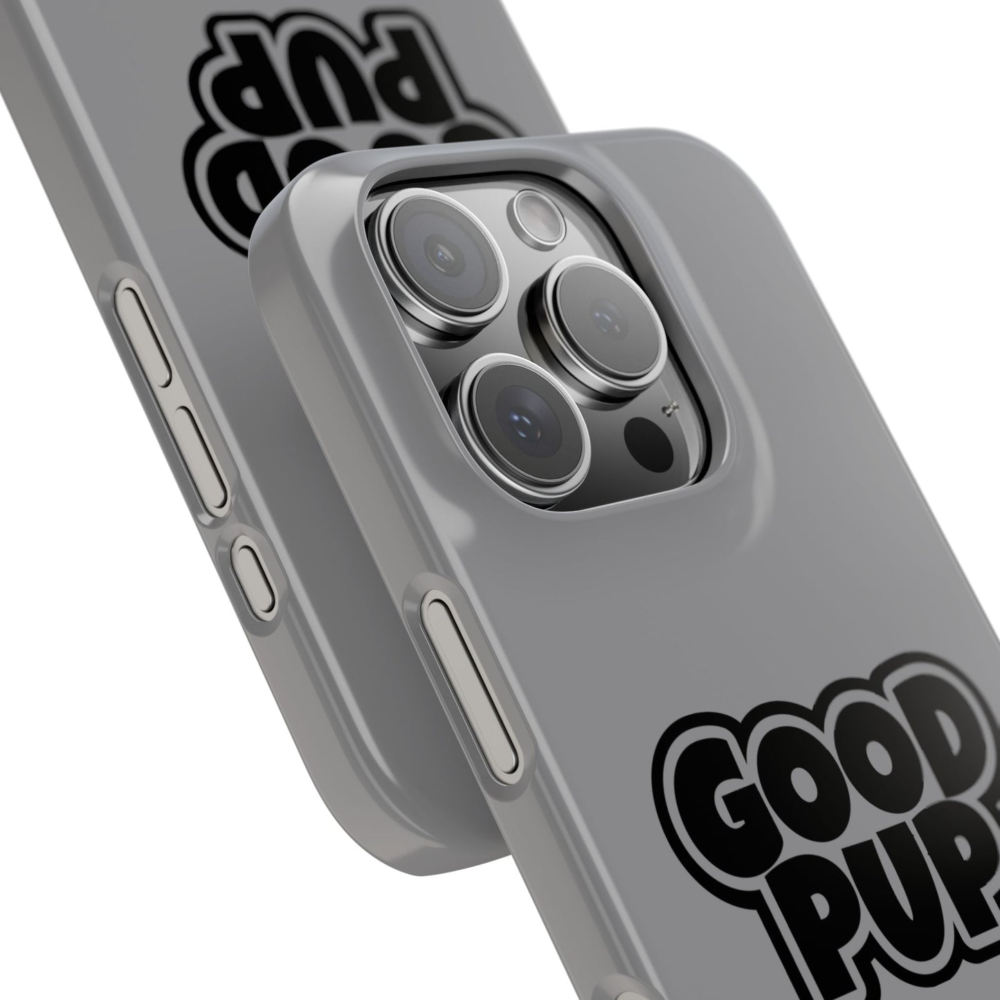 Good Pup Slim iPhone Cases - Grey