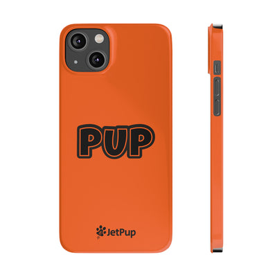 Pup Slim iPhone Cases - Orange