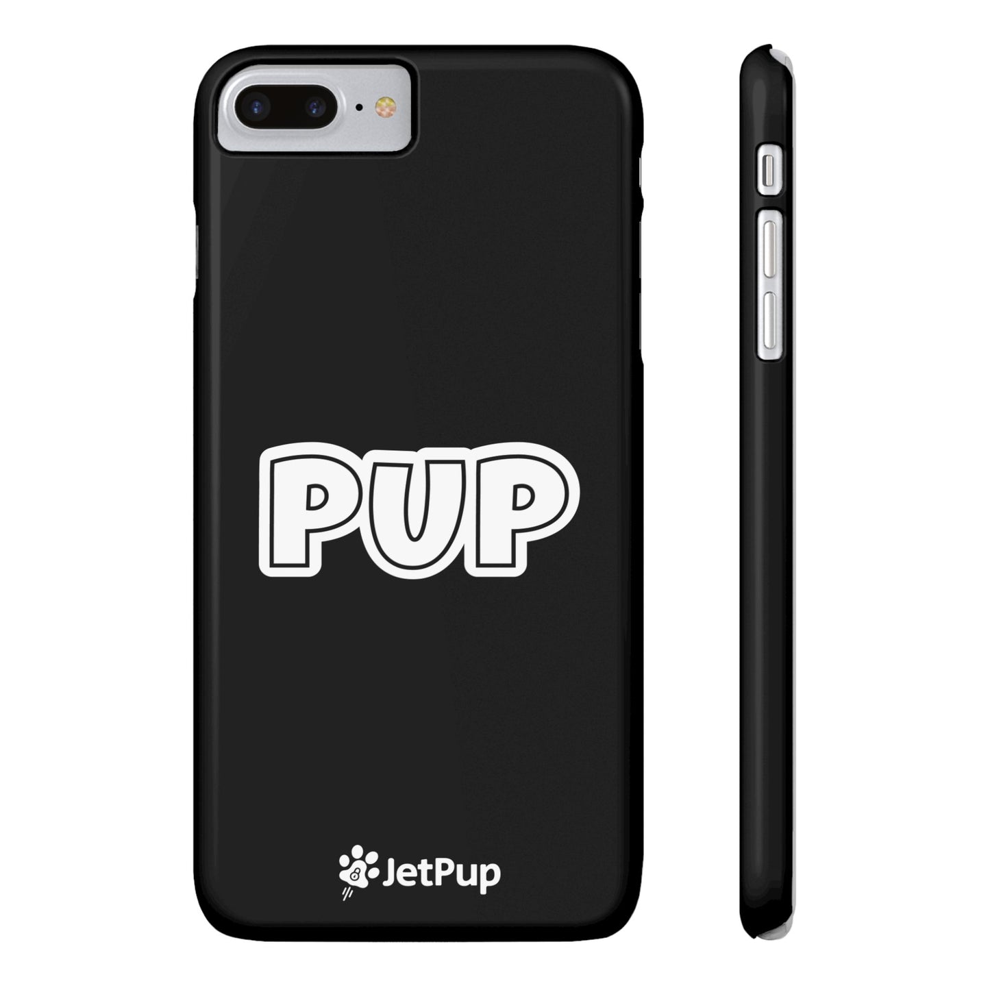 Pup Slim iPhone Cases - Black