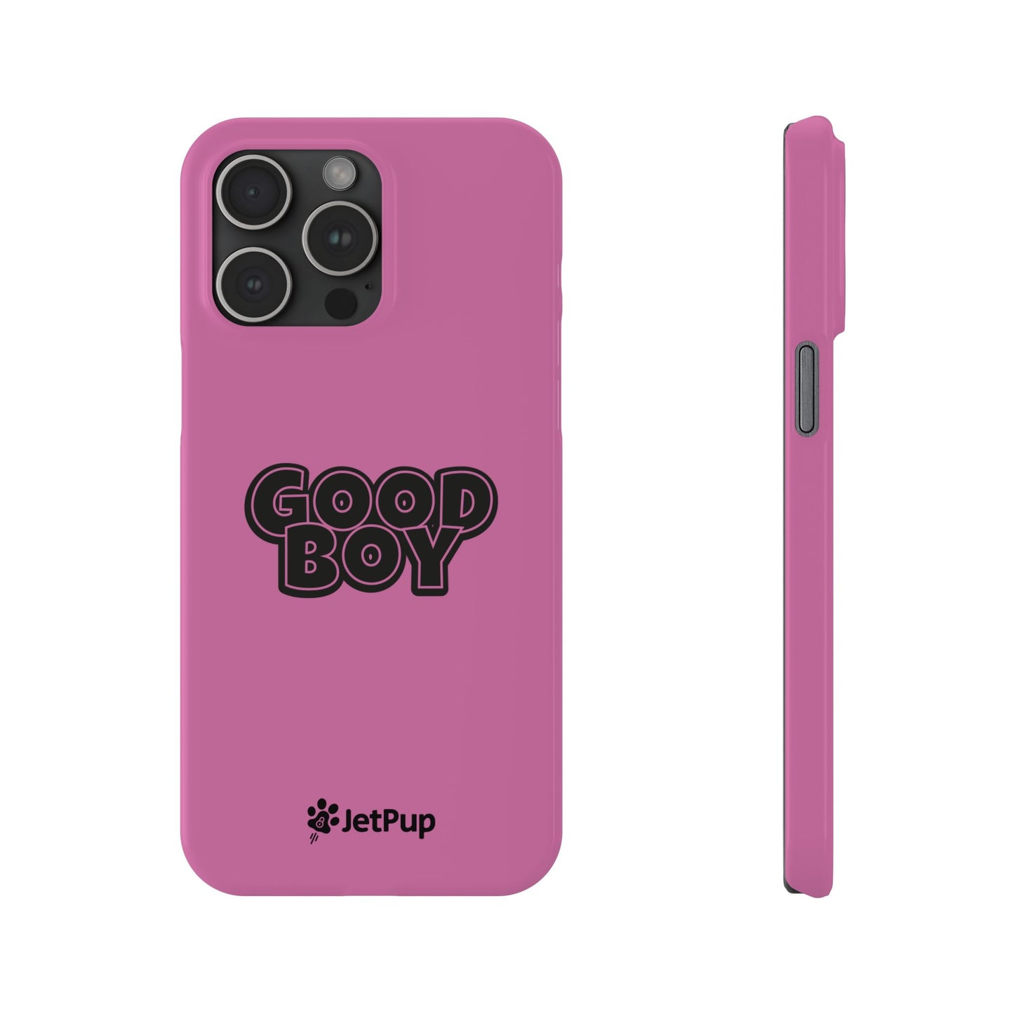 Good Boy Slim iPhone Cases - Pink