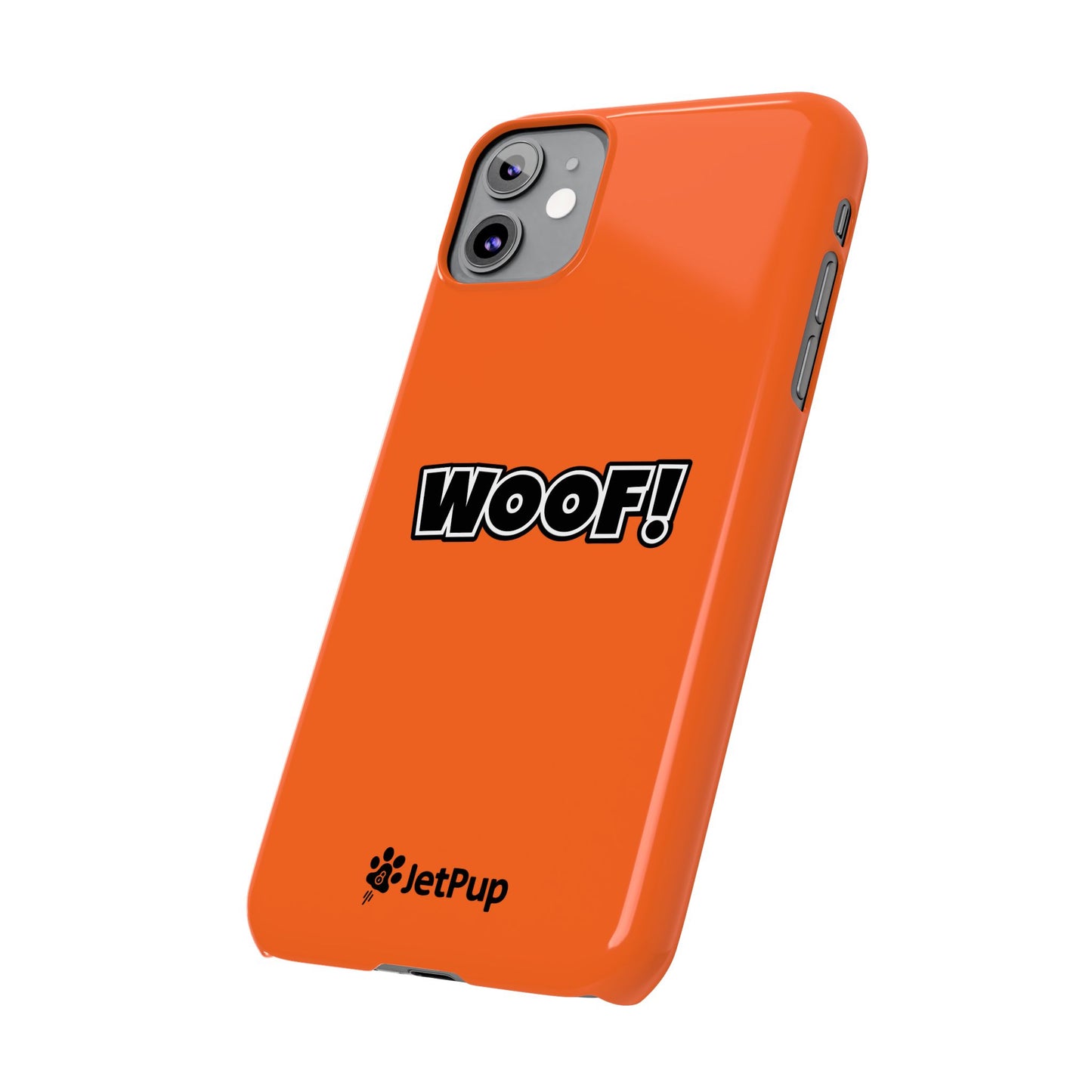 Woof Slim iPhone Cases - Orange