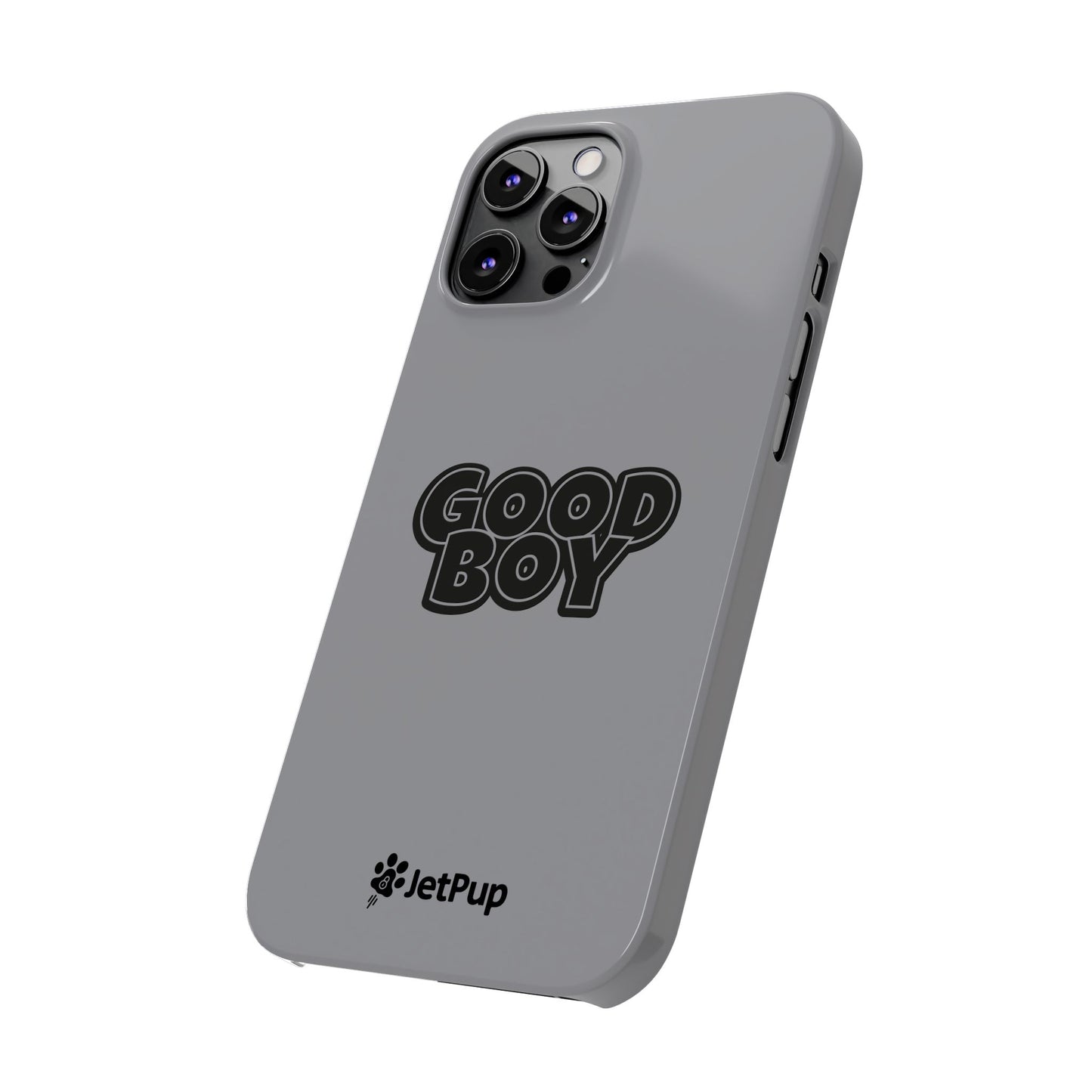 Good Boy Slim iPhone Cases - Grey
