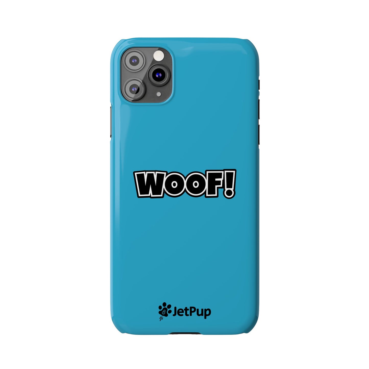 Woof Slim iPhone Cases -Turquoise