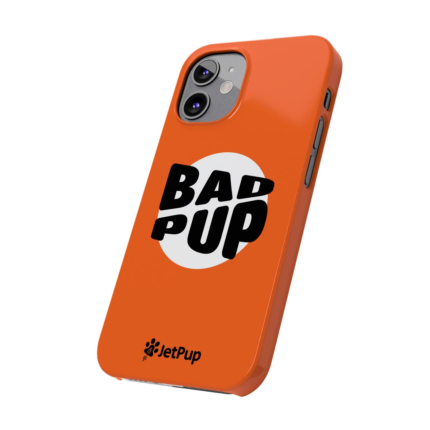 Bad Pup Slim iPhone Cases - Orange