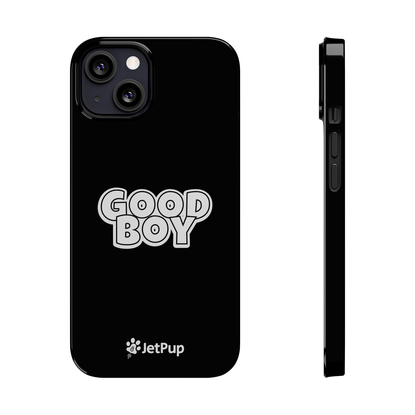 Good Boy Slim iPhone Cases - Black