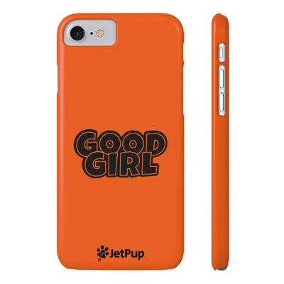Good Girl Slim iPhone Cases - Orange