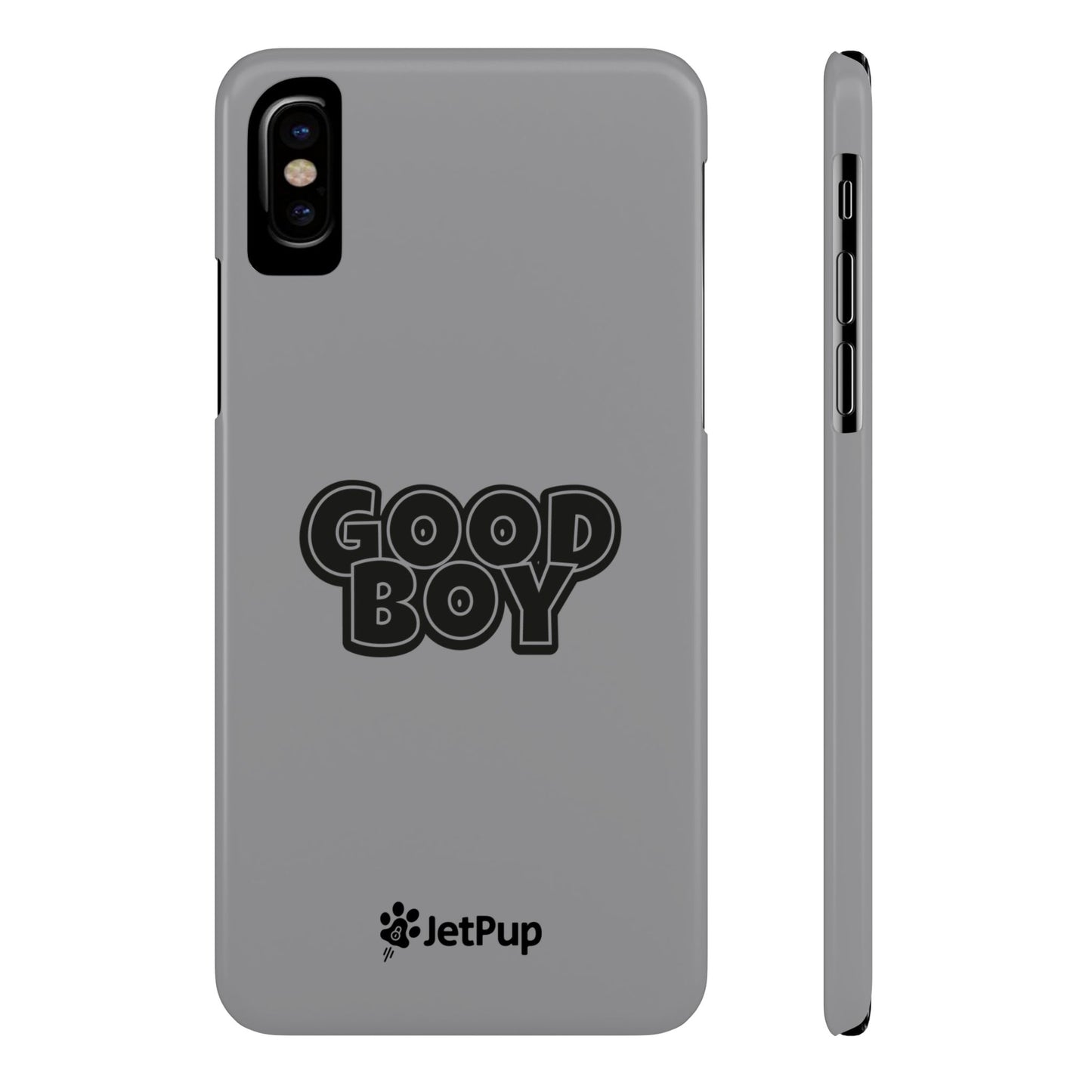 Good Boy Slim iPhone Cases - Grey