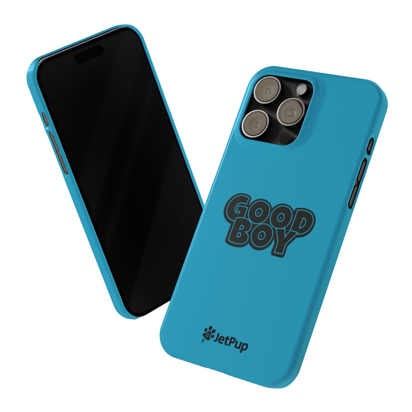 Good Boy Slim iPhone Cases - Turquoise