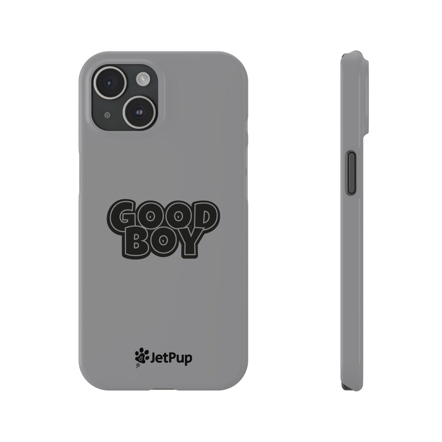 Good Boy Slim iPhone Cases - Grey
