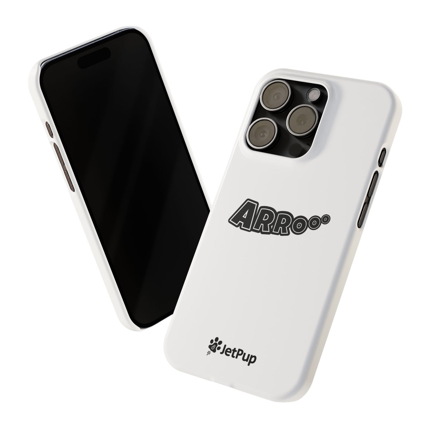Arrooo Slim iPhone Cases - White