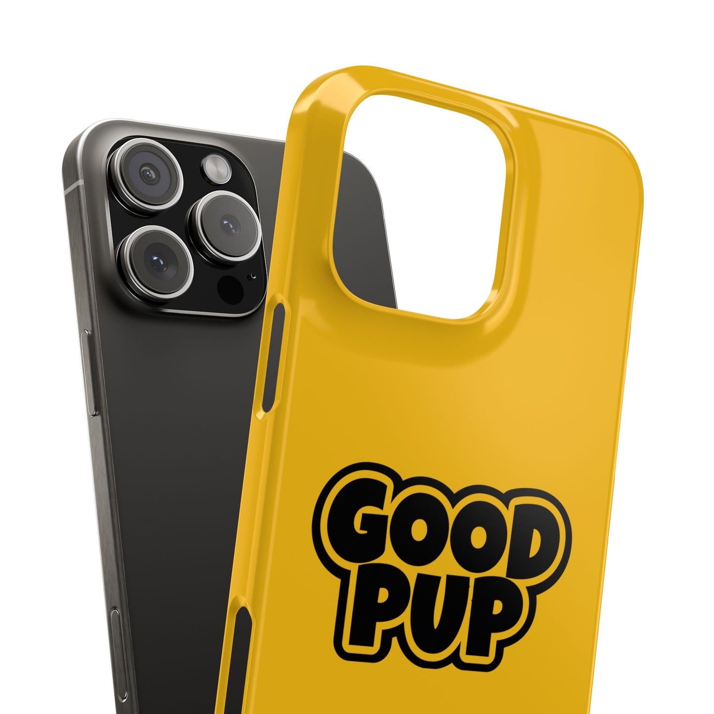 Good Pup Slim iPhone Cases - Yellow