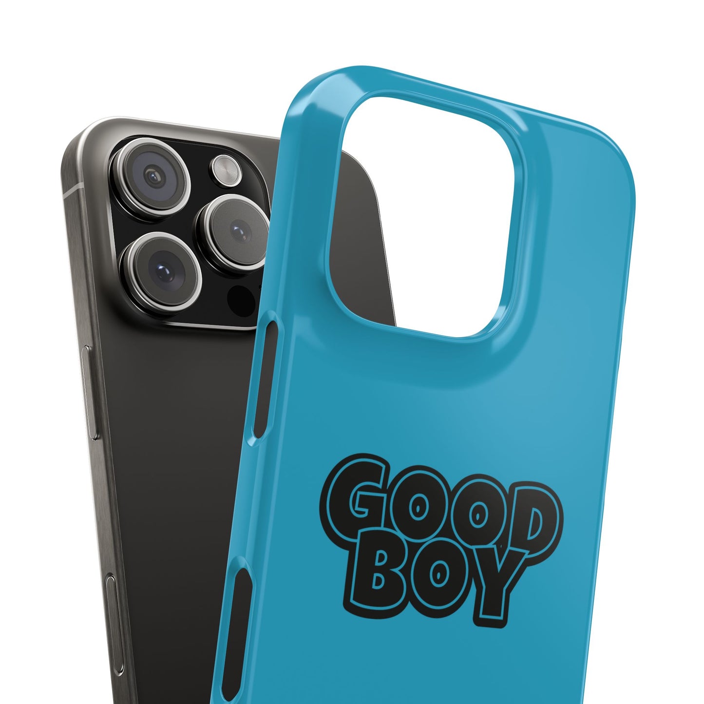 Good Boy Slim iPhone Cases - Turquoise