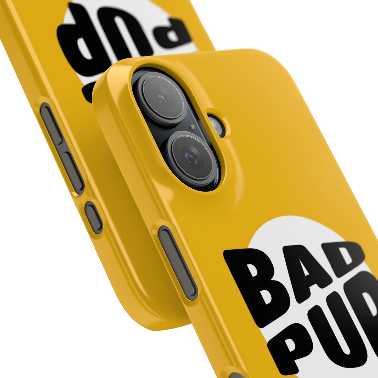 Bad Pup Slim iPhone Cases - Yellow
