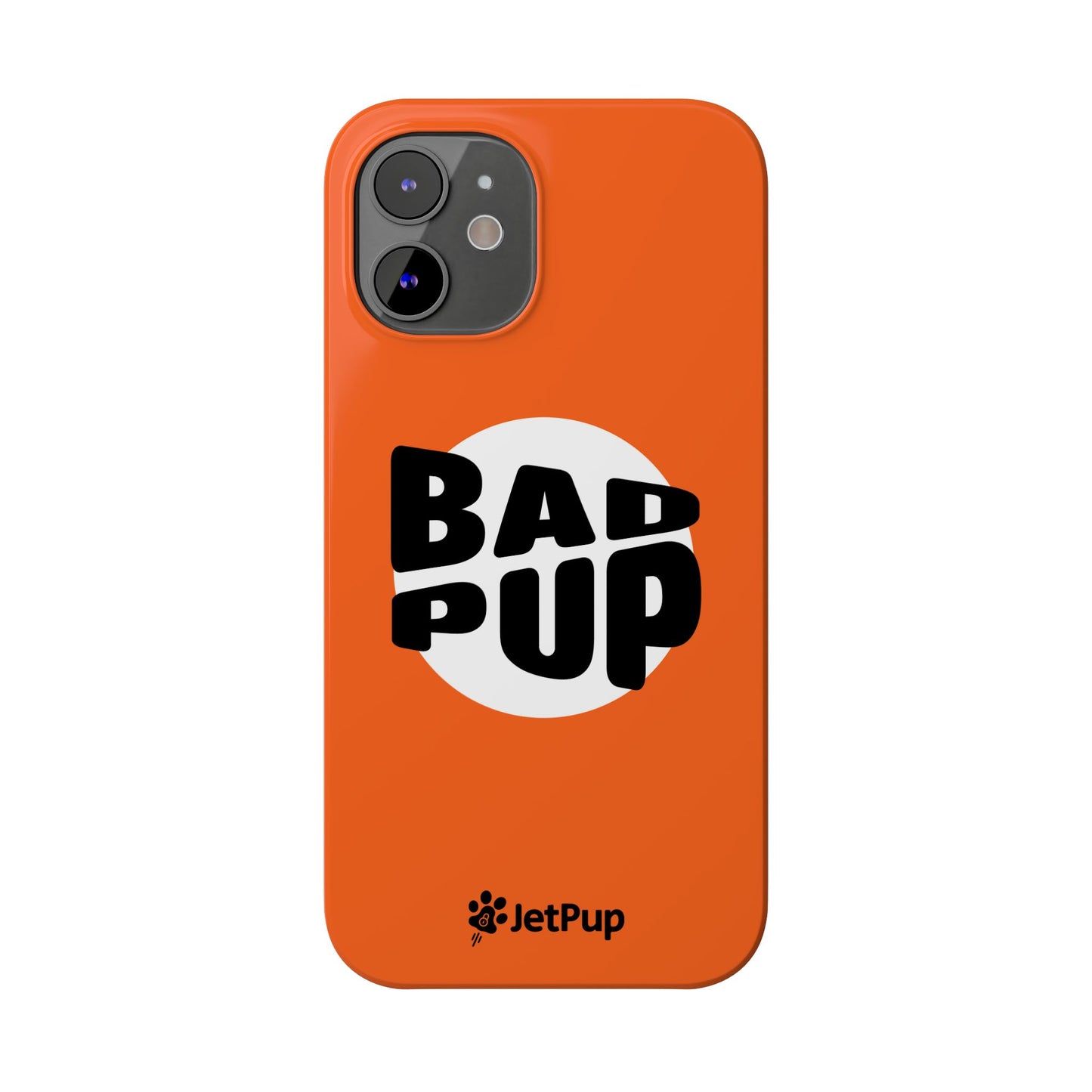 Bad Pup Slim iPhone Cases - Orange