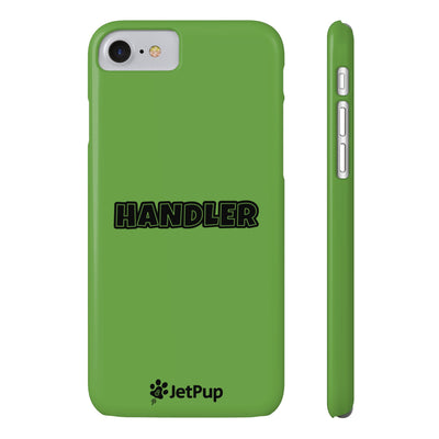 Handler Slim iPhone Cases - Green