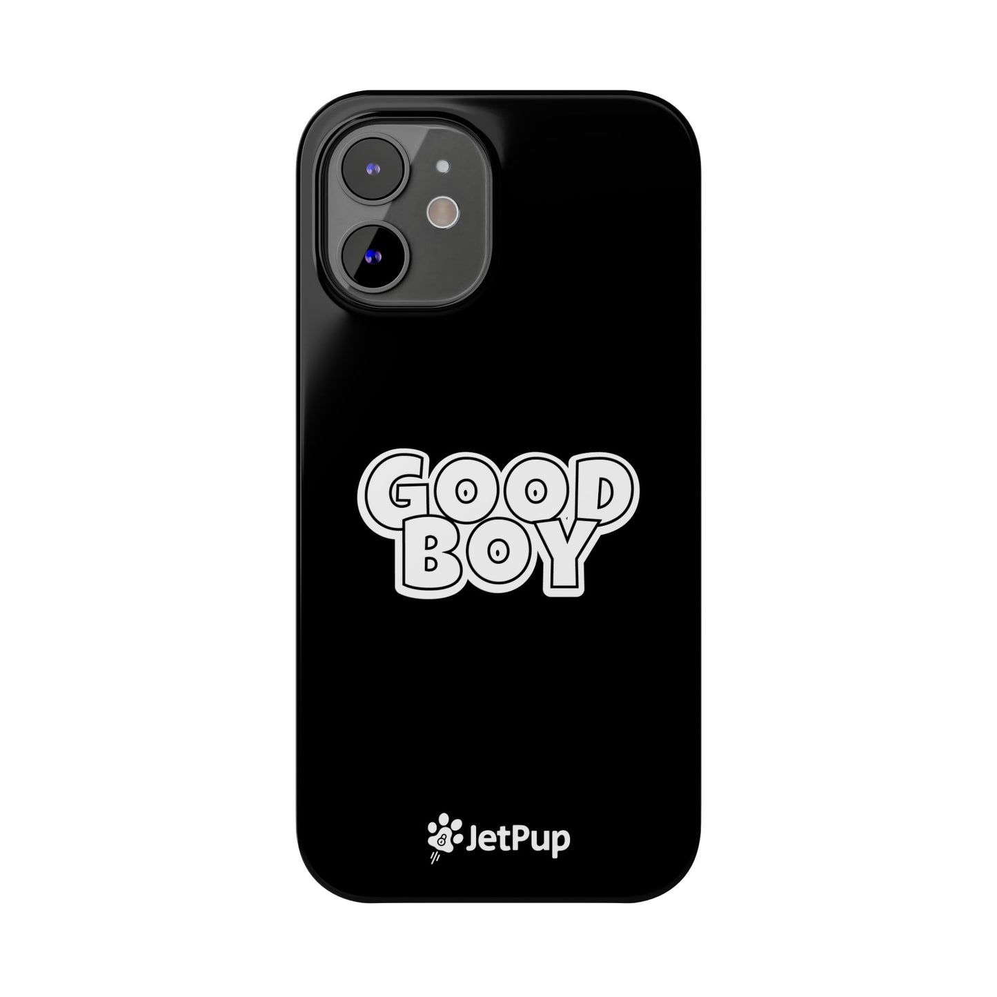 Good Boy Slim iPhone Cases - Black