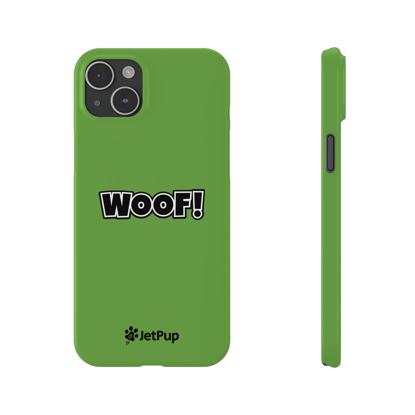 Woof Slim iPhone Cases - Green
