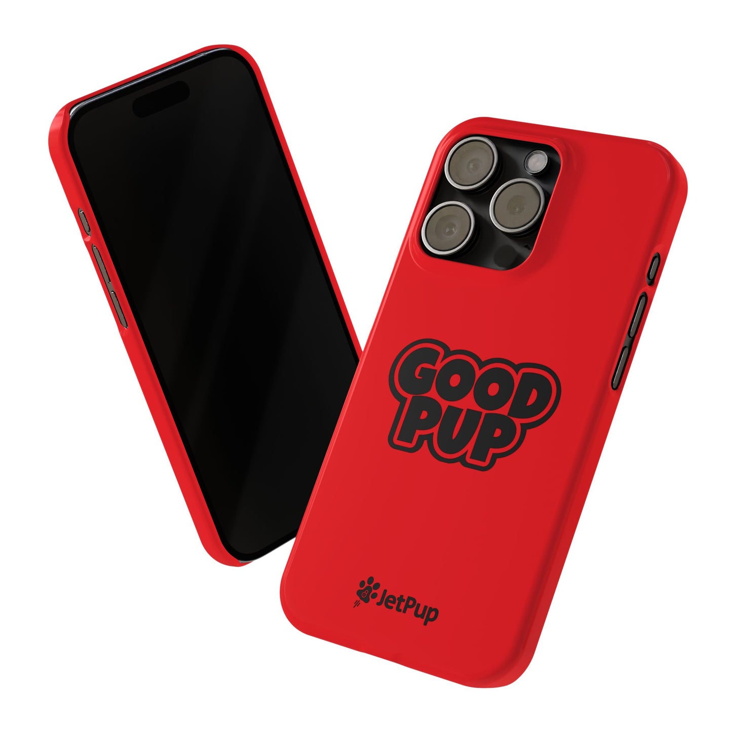 Good Pup Slim iPhone Cases - Red