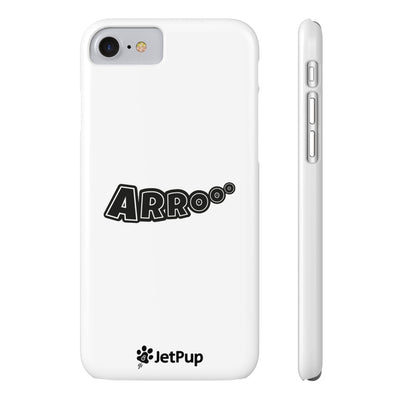 Arrooo Slim iPhone Cases - White