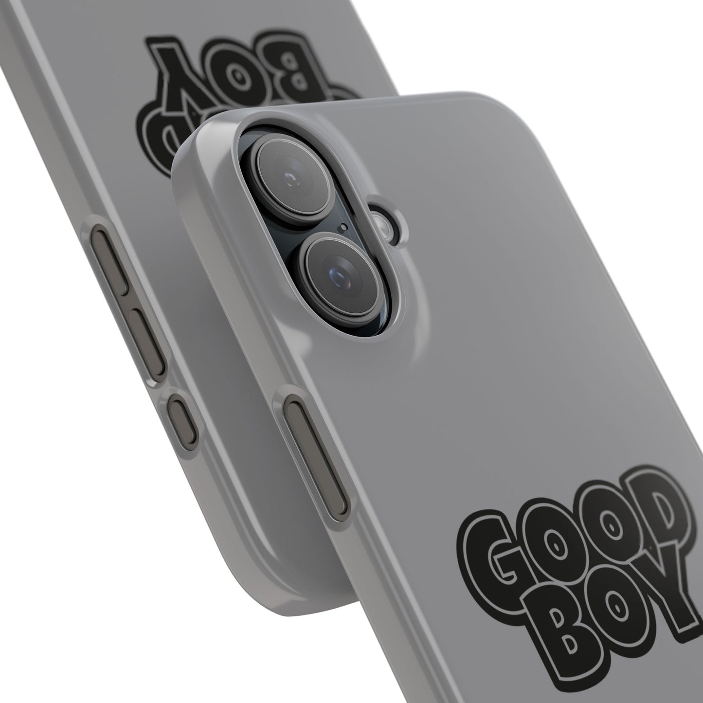 Good Boy Slim iPhone Cases - Grey