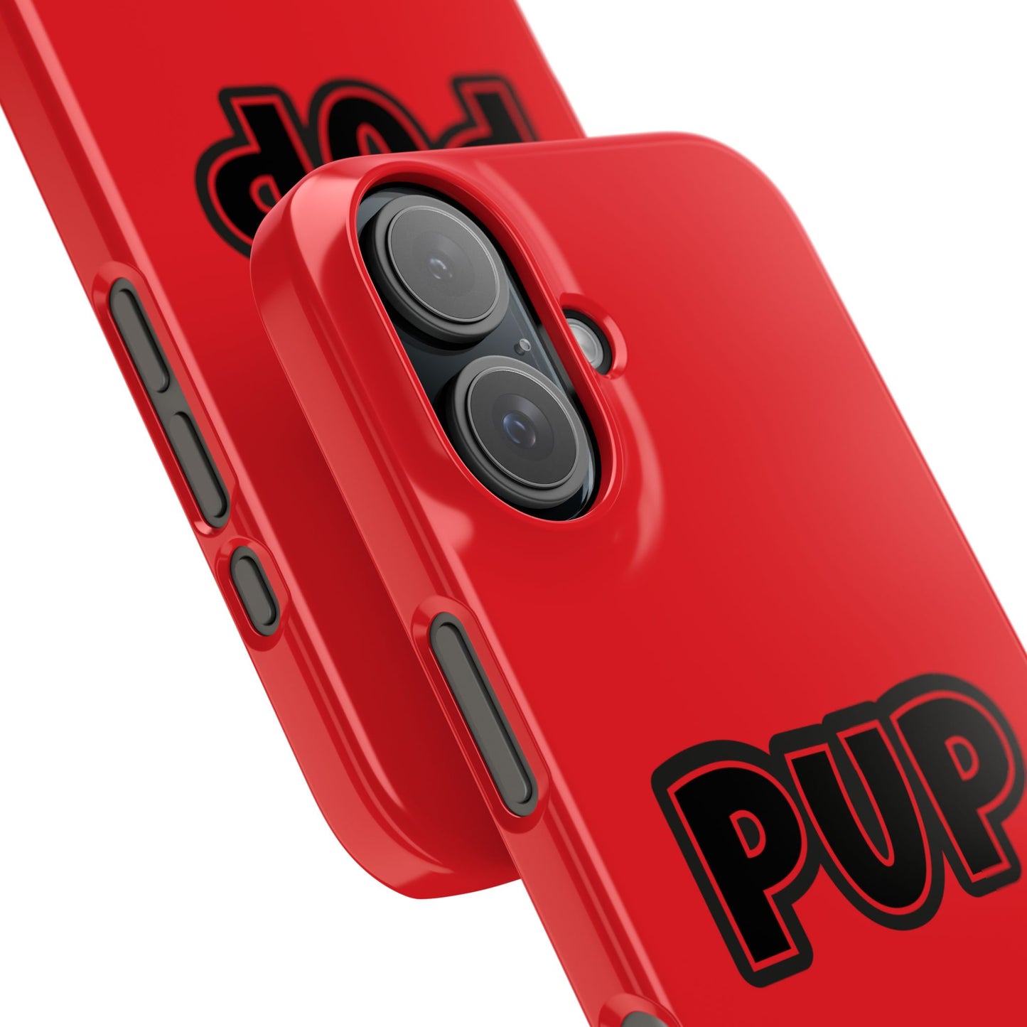Pup Slim iPhone Cases - Red