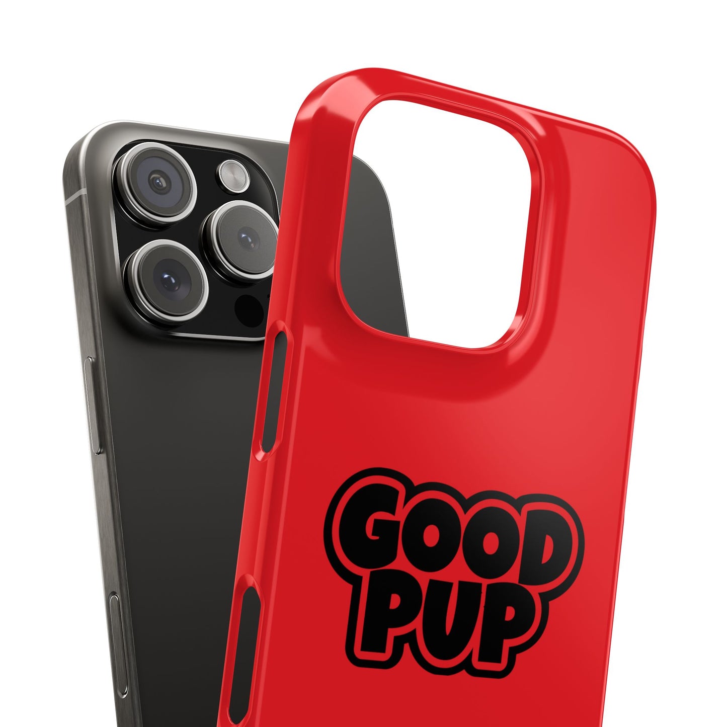 Good Pup Slim iPhone Cases - Red
